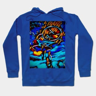 "the Fire of Creation" from Kit Ludlow's "A Museum of Mind" Hoodie